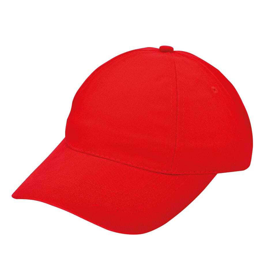 Brushed promo cap - met logo of onbedrukt bestellen - Rood (PMS 199c) / Rood