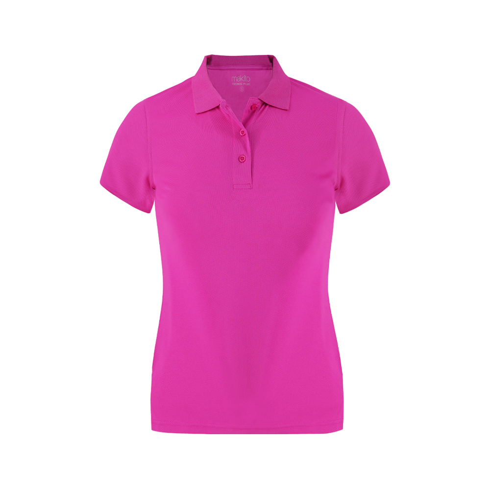 Dames Polo Shirt Tecnic Plus - FUCSI
