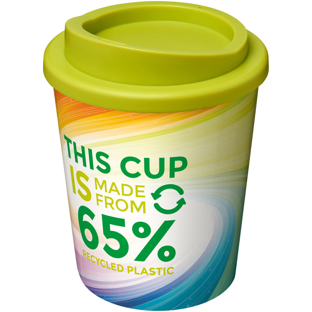 Brite-Americano® Espresso Eco 250 ml geïsoleerde beker - voor bedrijven en relatiegeschenken - lime