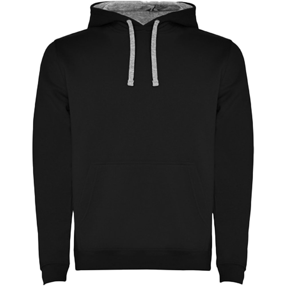 Urban hoodie voor heren - kopen of bedrukken - Zwart, Gemêleerd grijs