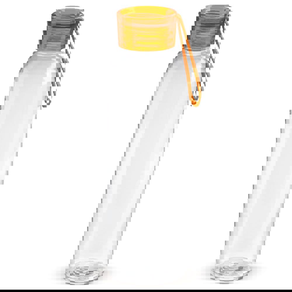 Waterfles Tritan 600ml - kopen of bedrukken - Transparant / Oranje