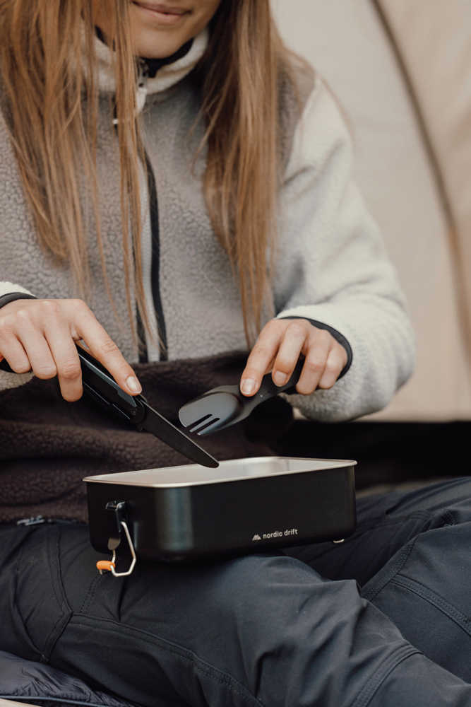 Nordic Drift Trail 4-in-1 outdoor bestek set