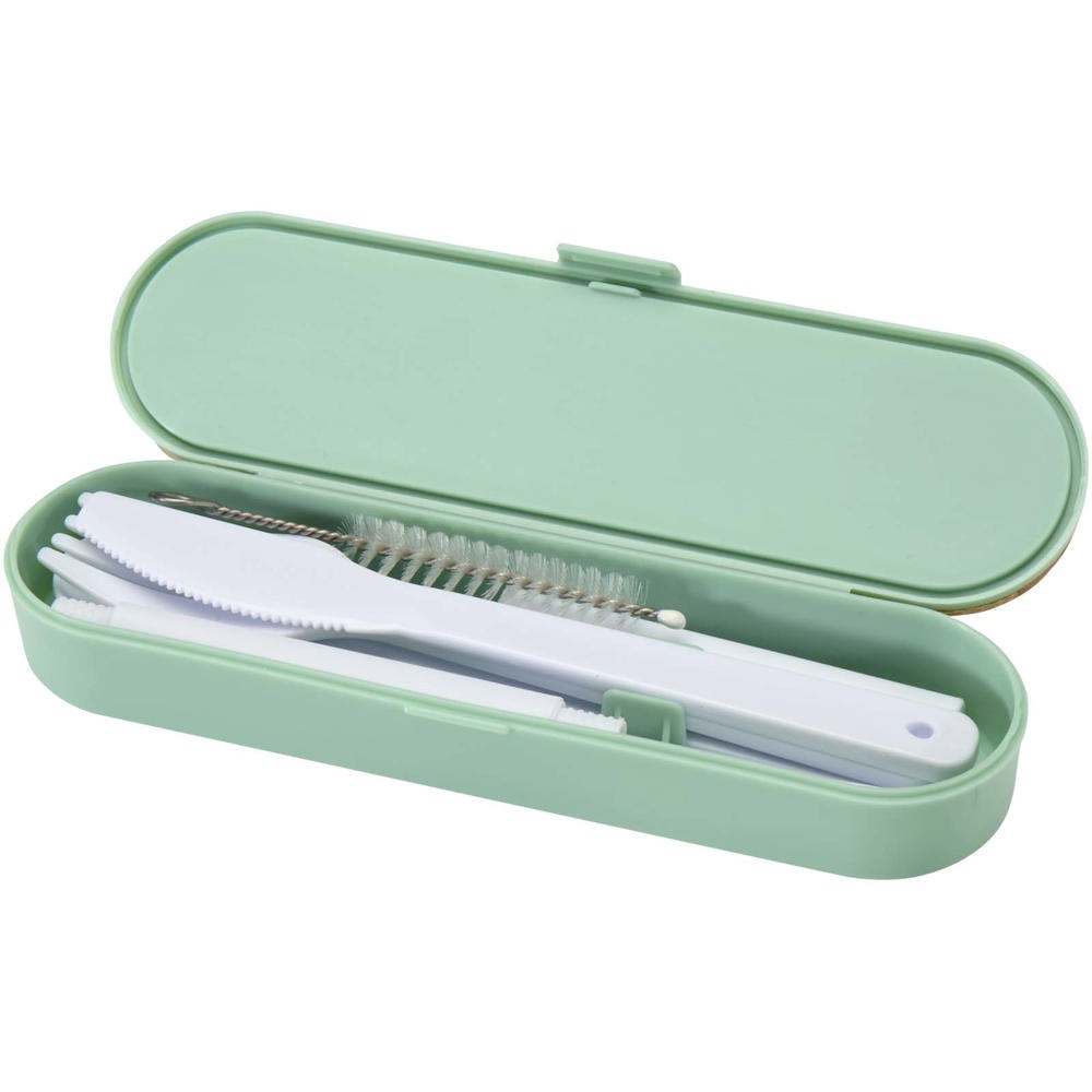 Runa bestekset met bamboe deksel