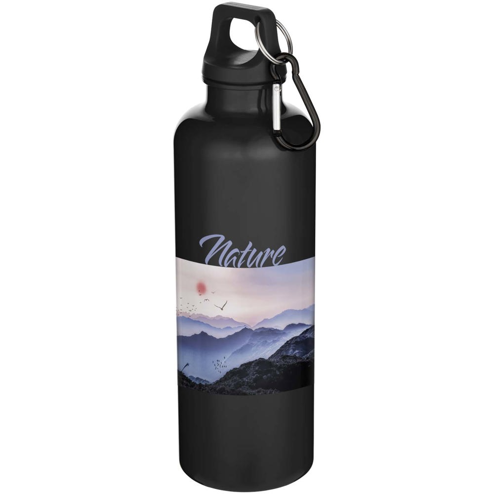 Oregon 750 ml effen RCS gerecycleerde plastic drinkfles met karabijnhaak