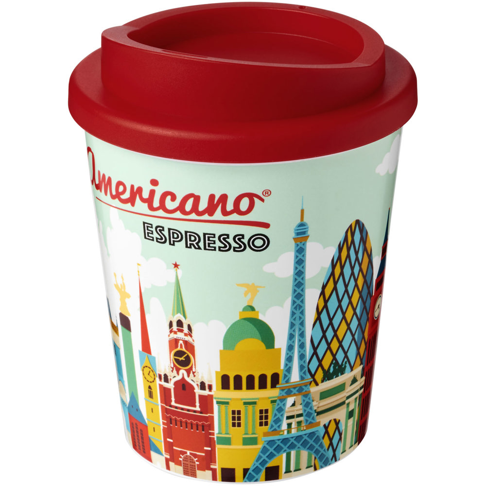 Brite Americano® espresso 250 ml geïsoleerde beker - kopen of bedrukken - Rood