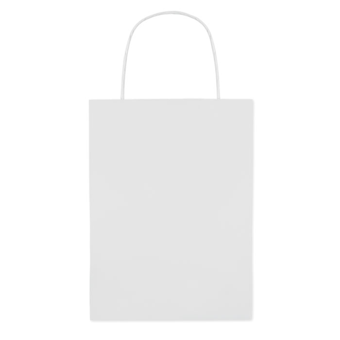 PAPER SMALL - Papieren tas klein 150 gr/m² - voor bedrijven en relatiegeschenken - wit