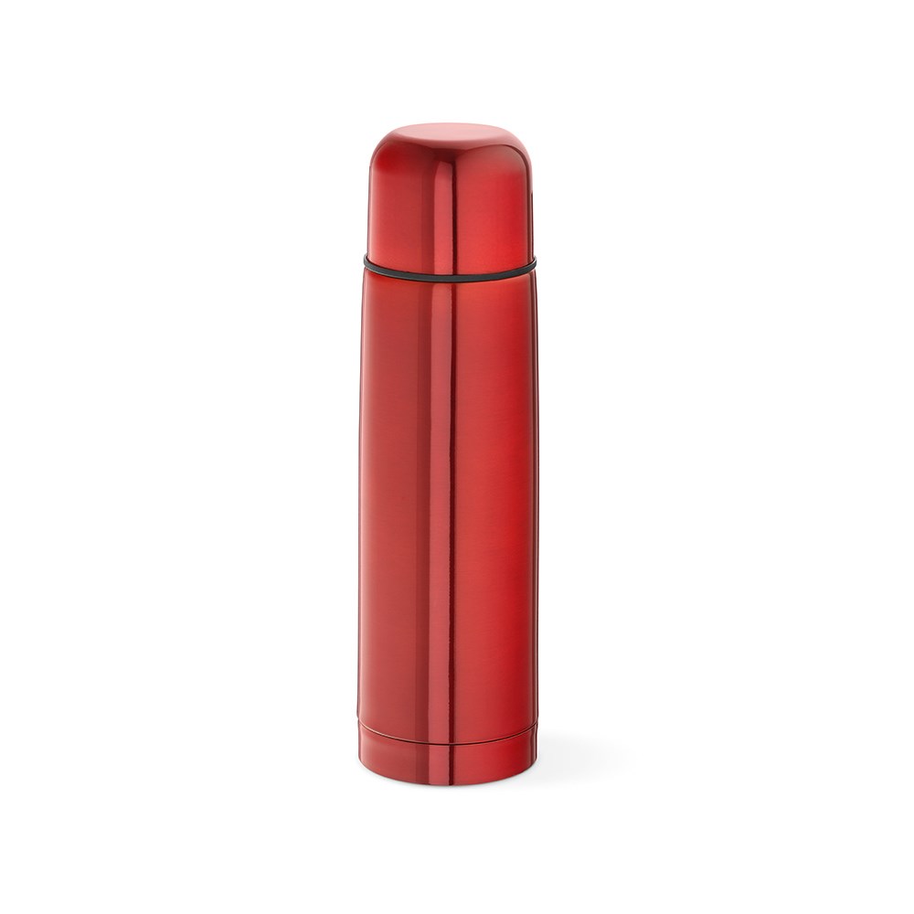 Donau thermos gerecycled roestvrij staal 500 ml - Rood