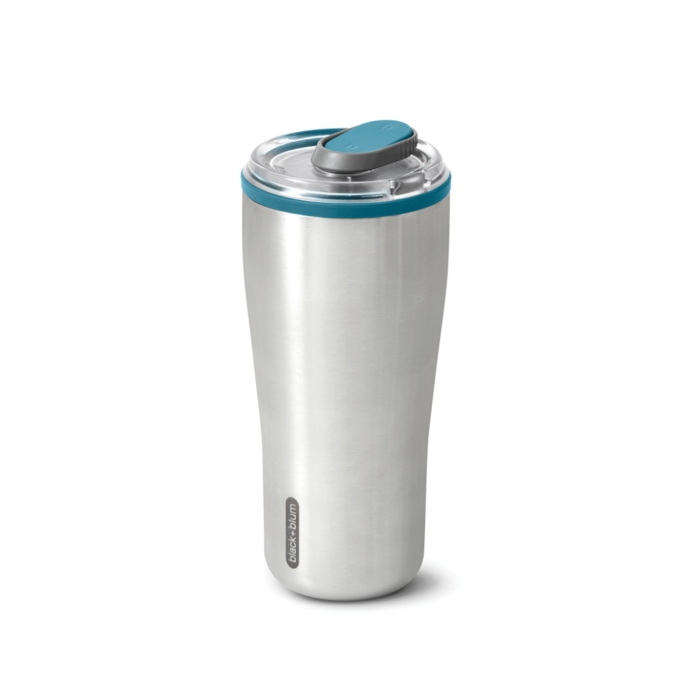 Black+Blum geïsoleerde reisbeker 600 ml - met logo of onbedrukt bestellen - turquoise (± PMS 315U)