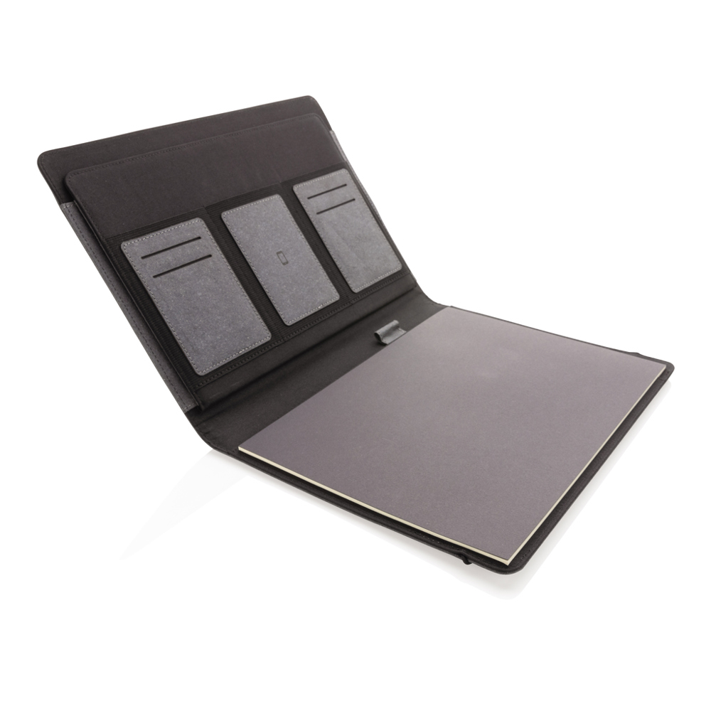 Gerecycled lederen portfolio A4