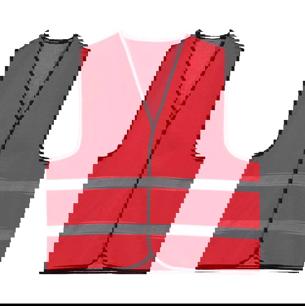 Kinder promovest reflecterend 6-12 jaar - met logo of onbedrukt bestellen - Rood (PMS 199c) / Rood