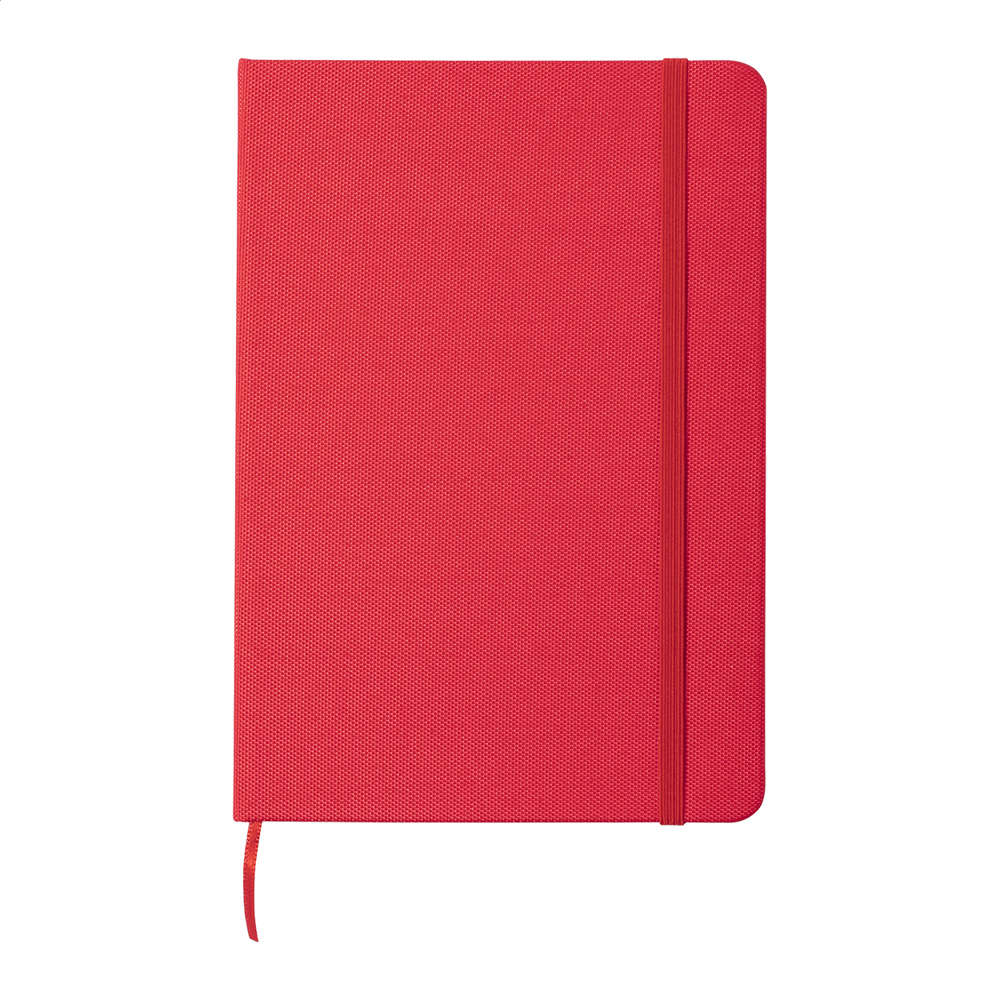 Baccata - RPET-notitieboekje - bedrukt of onbedrukt verkrijgbaar - Rood