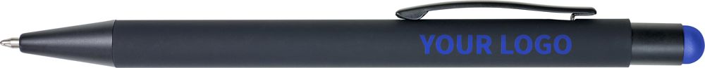 Aluminium balpen Formentera - bedrukt of onbedrukt verkrijgbaar - kobaltblauw