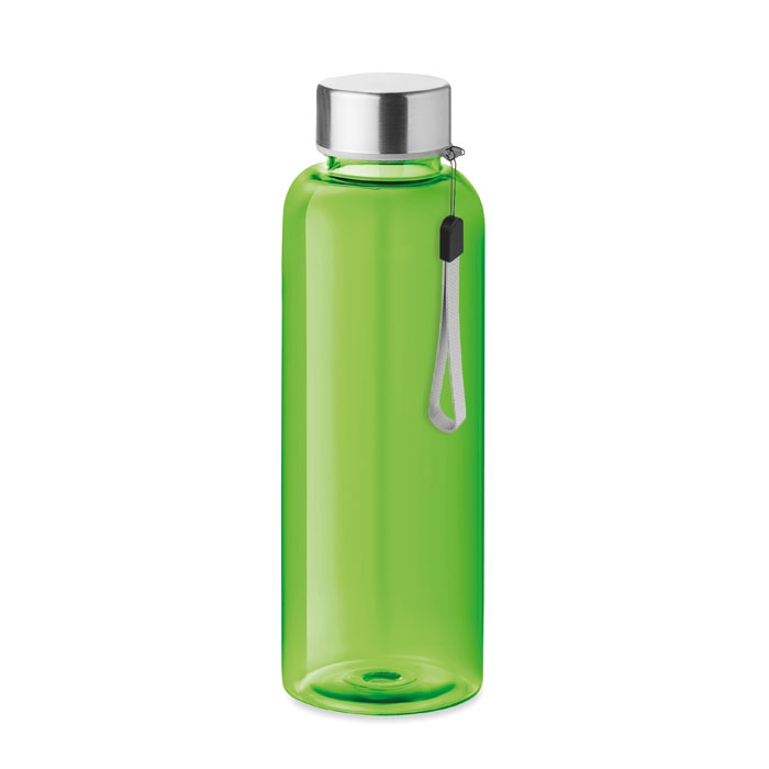 UTAH RPET - RPET fles 500 ml - bedrukt of onbedrukt verkrijgbaar - Transparant Lime