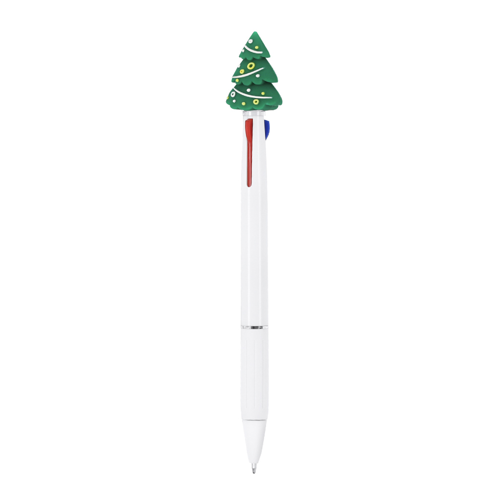 Multikleurige Pen Trismas - bedrukt of onbedrukt verkrijgbaar