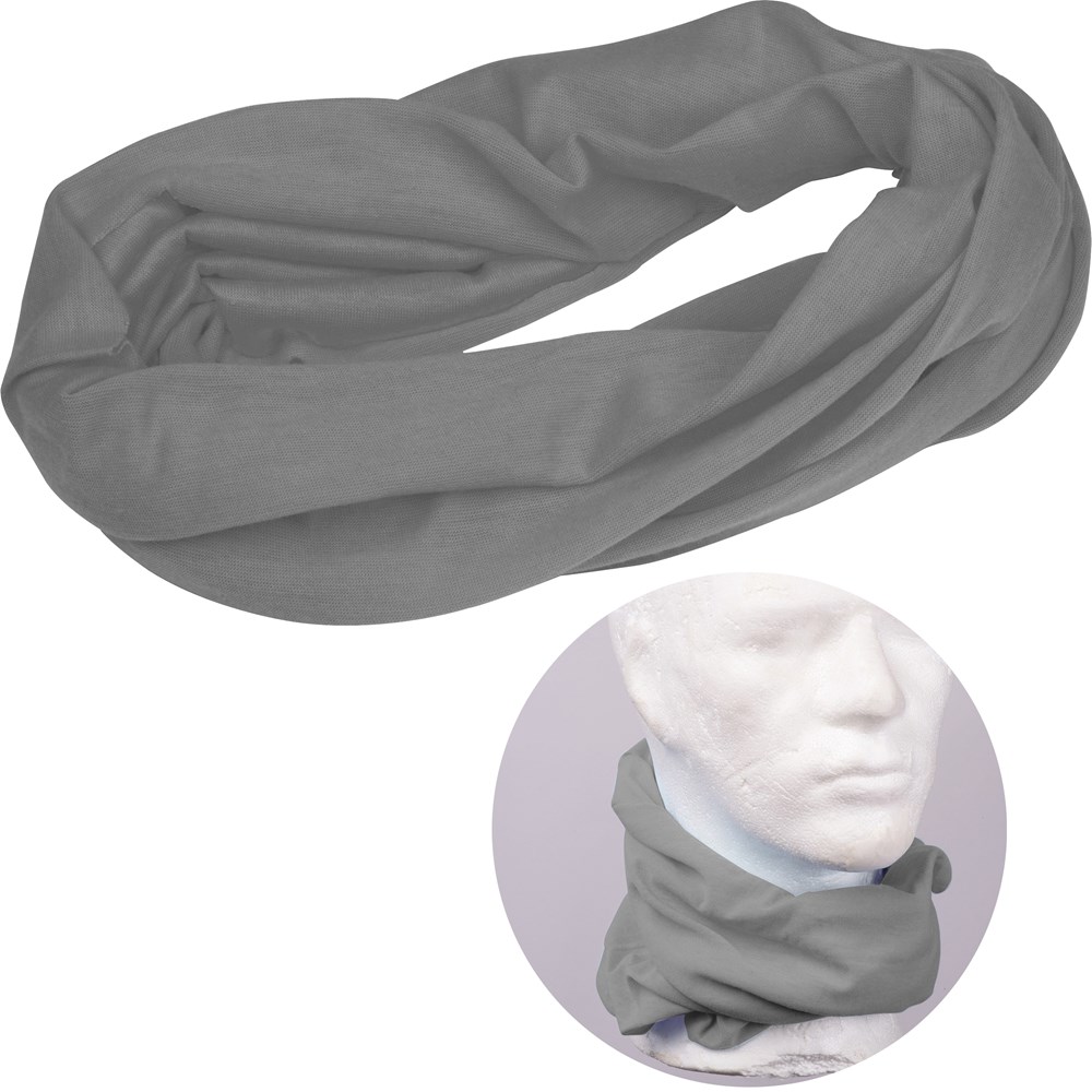Bandana Loop sjaal - voor bedrijven en relatiegeschenken - zilvergrijs