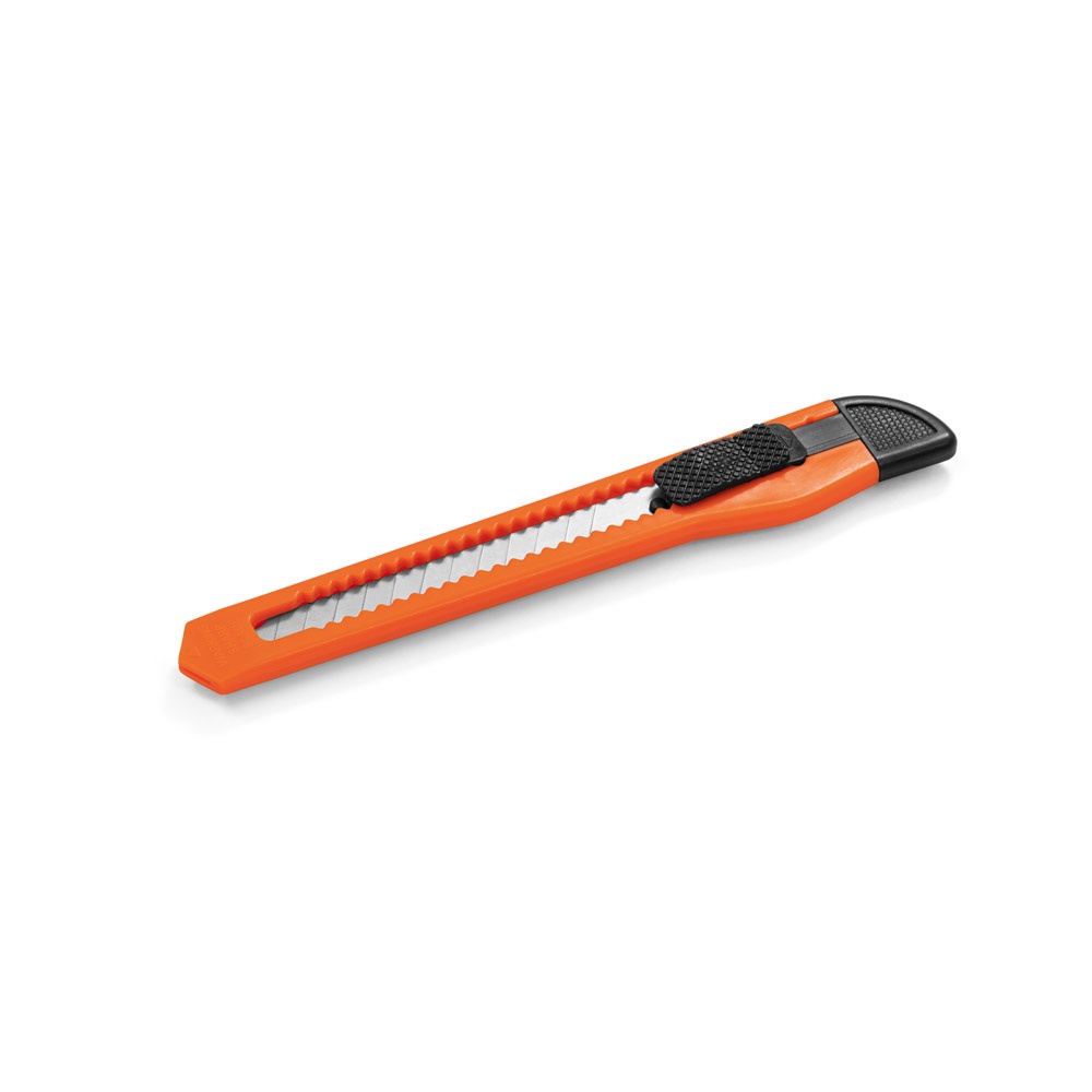 BALIC. Precisiemes met vergrendelingsmechanisme - met logo of onbedrukt bestellen - oranje