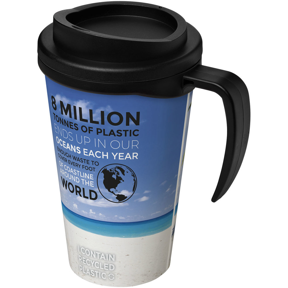 Brite Americano® grande 350 ml geïsoleerde beker - voor bedrijven en relatiegeschenken - Zwart