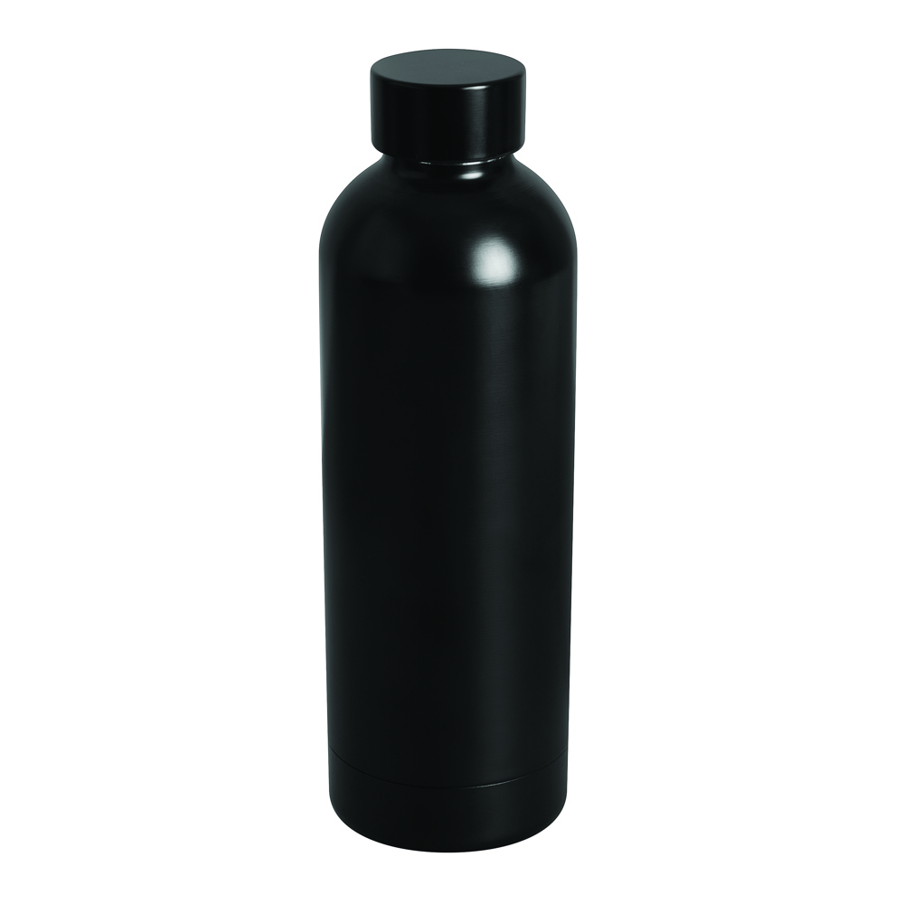 GET WARM - Vacuüm-isoleer-drinkfles - met logo of onbedrukt bestellen - Zwart