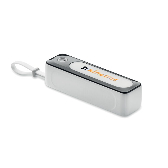 POWLIGHT - 5000 mAh powerbank met COB - voor bedrijven en relatiegeschenken
