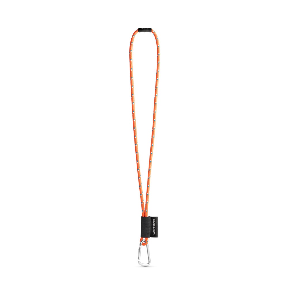 75091. Lanyard Nautic Long Set. Standaard modellen - met logo of onbedrukt bestellen - Oranje hexachrome