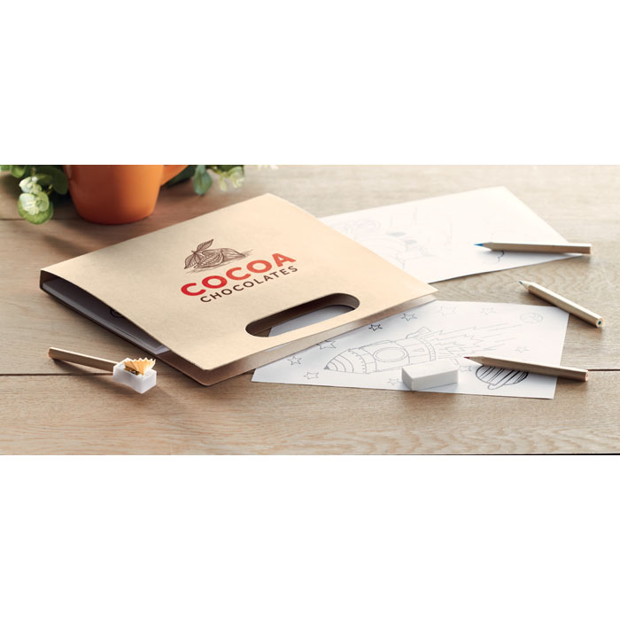 FOLDER2 GO - Kleurset met 6 potloden