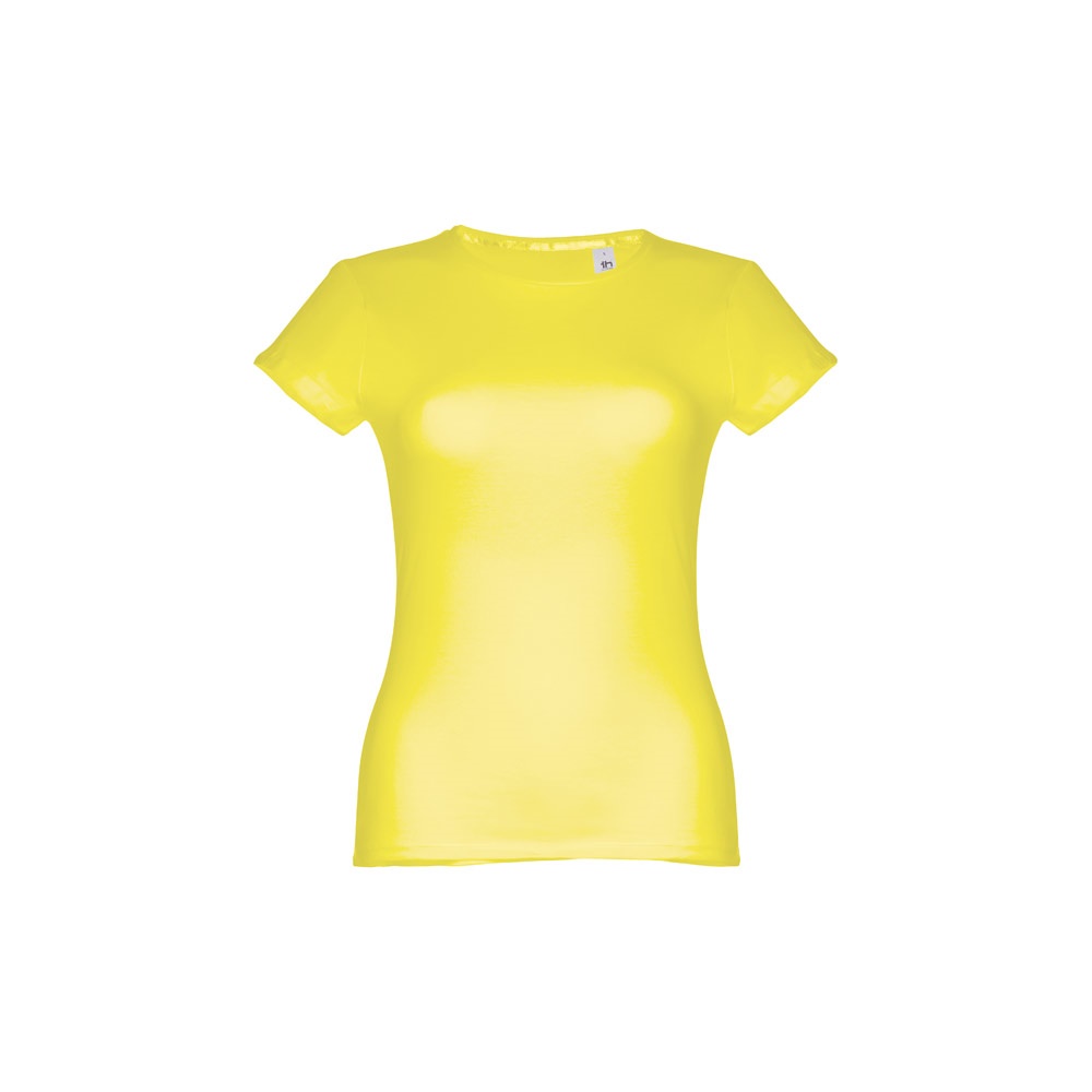 THC SOFIA 3XL. T-shirt voor vrouwen - met logo of onbedrukt bestellen - citroengeel