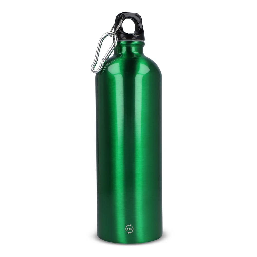 R-SS enkelwandige fles met karabijnhaak 750ml - kopen of bedrukken - Lichtgroen