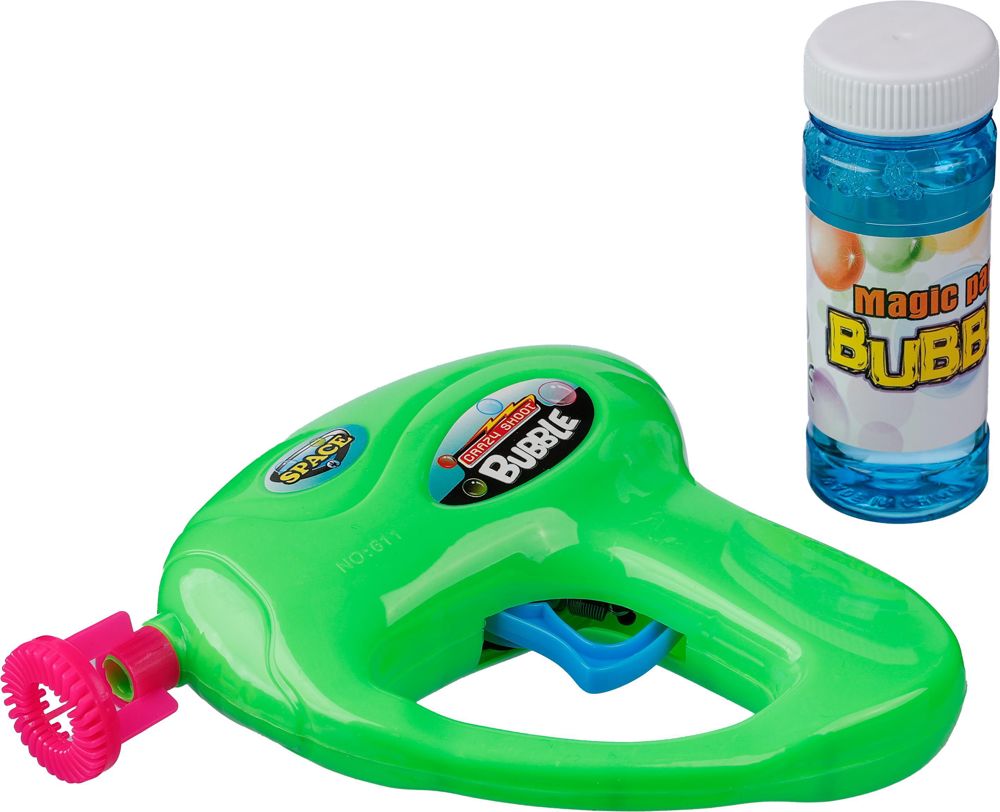 Kunststof bellenblaas pistool Hallie - voor bedrijven en relatiegeschenken