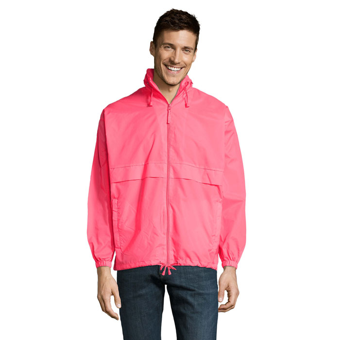 SURF - SURF Windjack Unisex - bedrukt of onbedrukt verkrijgbaar - Neon Roze 2
