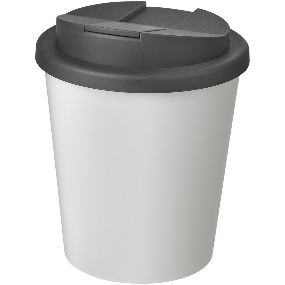 Americano® Espresso 250 ml geïsoleerde beker - voor bedrijven en relatiegeschenken - Wit, Grijs