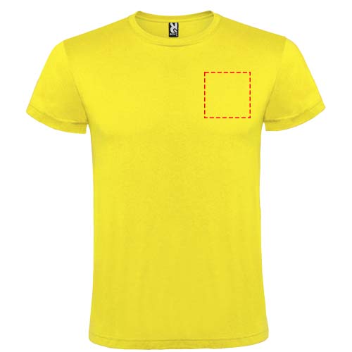 Atomic unisex T-shirt met korte mouwen