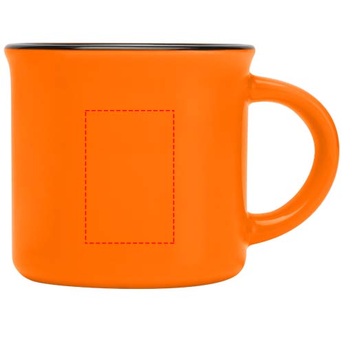 Bari 240 ml keramische mok met glanzende afwerking