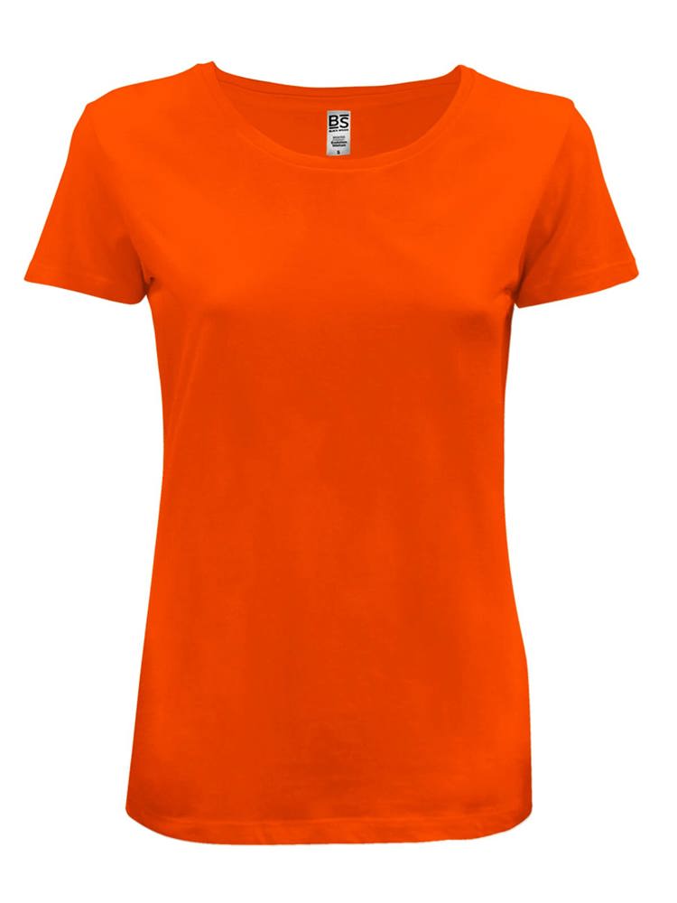 BS Evolution dames t-shirt, 150 gr/m² - bedrukt of onbedrukt verkrijgbaar - Oranje
