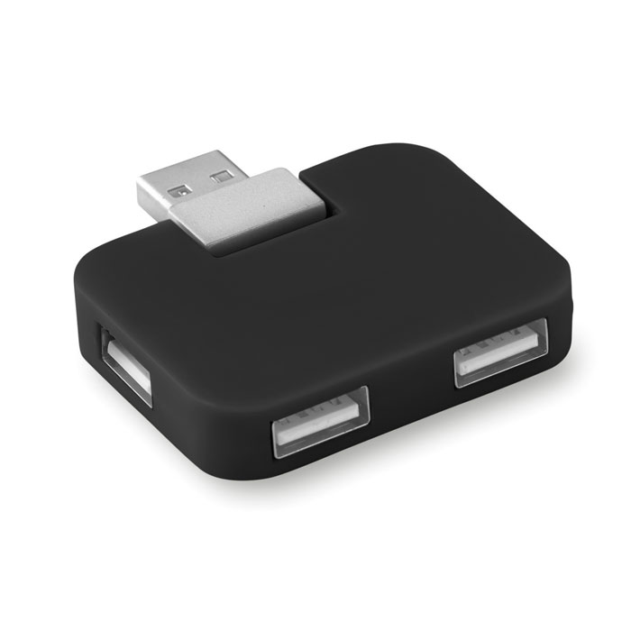 SQUARE - USB hub 4 poorten - met logo of onbedrukt bestellen