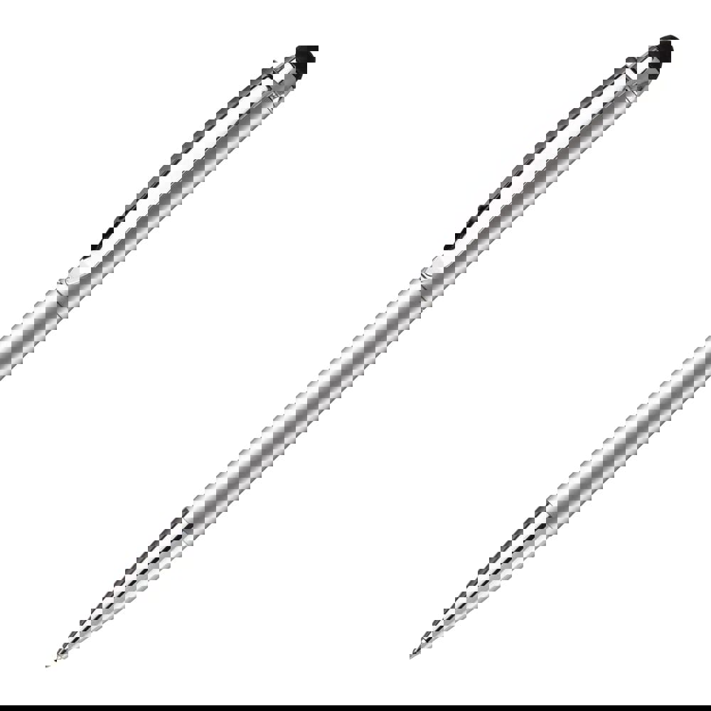 Balpen Modena stylus metaal - voor bedrijven en relatiegeschenken - Zilver