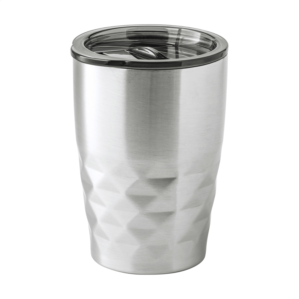 Cupper - koper geïsoleerde thermobeker - voor bedrijven en relatiegeschenken - zilver