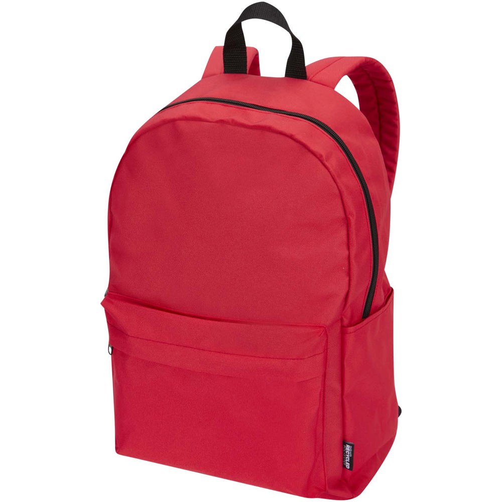 Byron 14 inch GRS gerecyclede city laptoprugzak 16 l - voor bedrijven en relatiegeschenken - rood