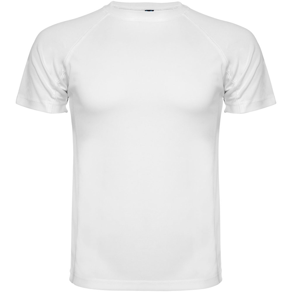 Montecarlo sportshirt met korte mouwen voor heren - met logo of onbedrukt bestellen - Wit