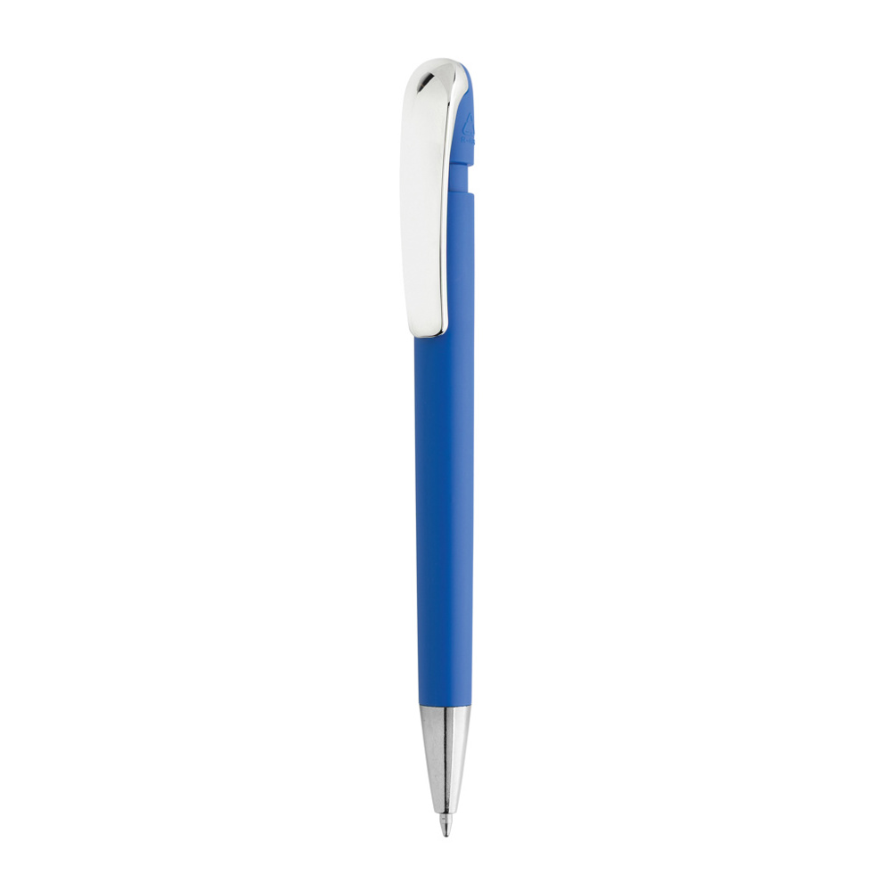 Glide GRS gecertificeerde R-ABS Pen met metalen clip - kopen of bedrukken - blauw (± PMS 7686)