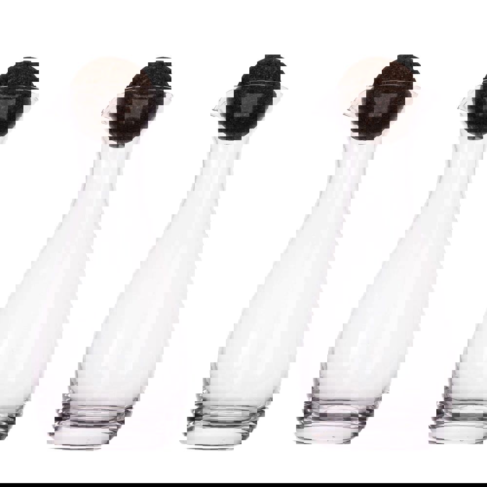 Sagaform Nature karaf olie/azijn met kurkstoppers 2 st. 300ml - met logo of onbedrukt bestellen