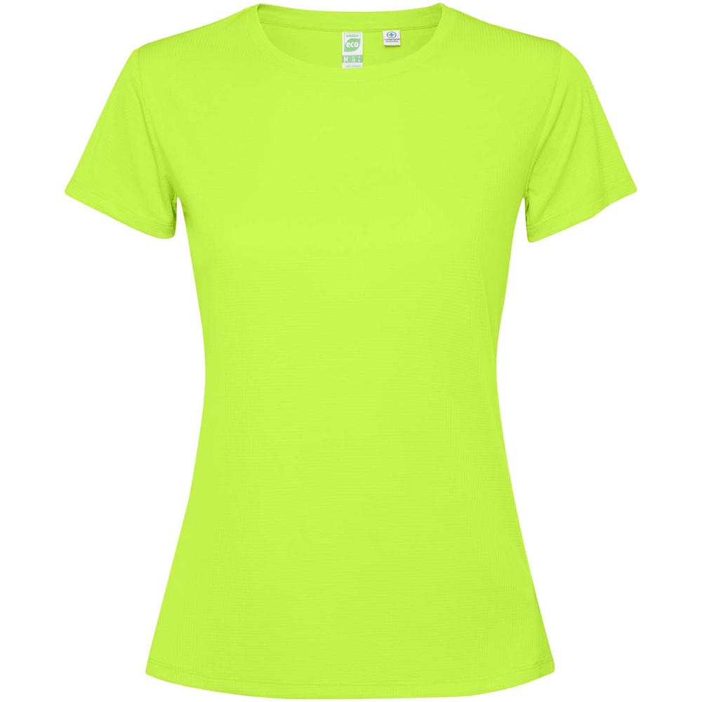 Estoril T-shirt met korte mouwen voor dames - bedrukt of onbedrukt verkrijgbaar - Fluor groen
