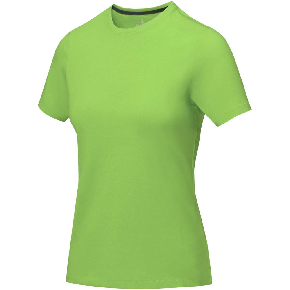 Nanaimo dames t-shirt met korte mouwen - bedrukt of onbedrukt verkrijgbaar - Appelgroen
