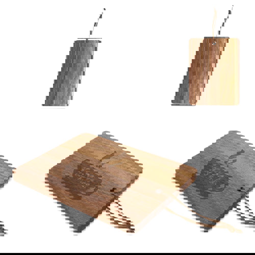 Acacia serveerplank 20 x 15 x 1.2cm - bedrukt of onbedrukt verkrijgbaar