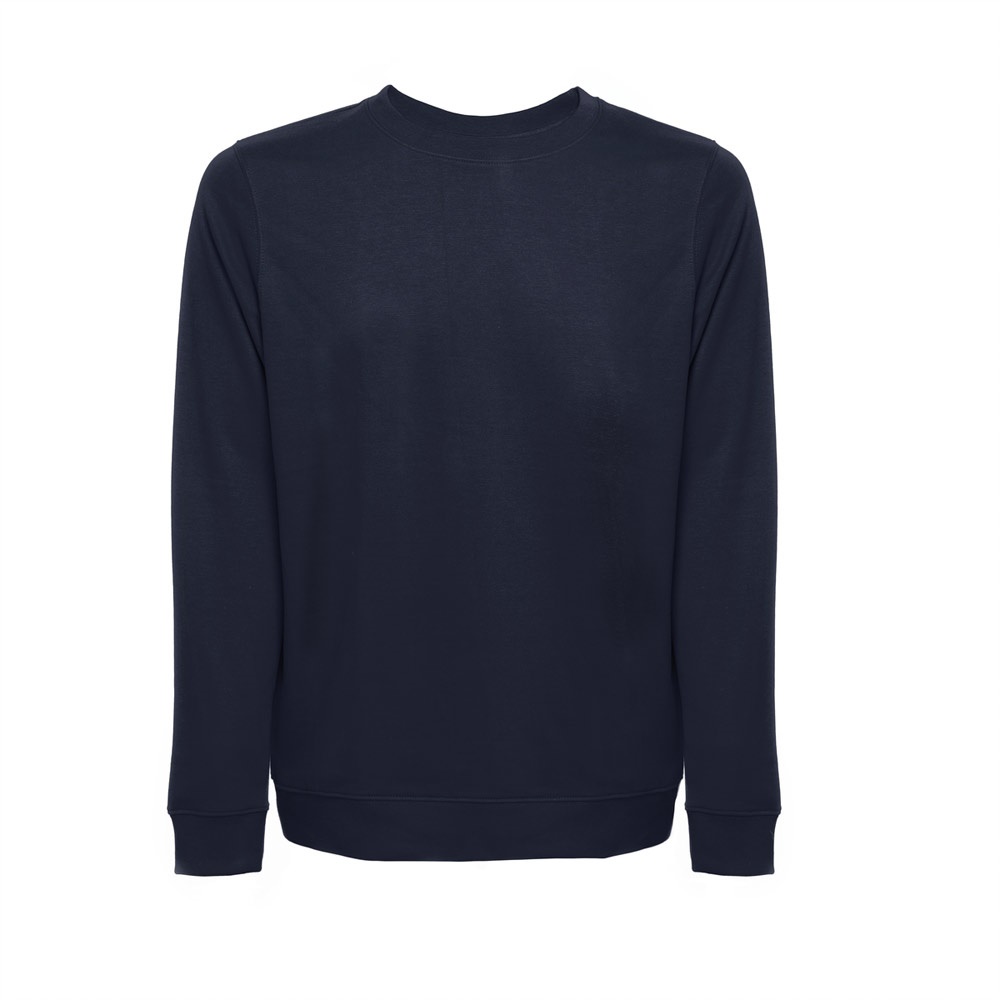 THC COLOMBO. Sweatshirt (unisex) in Italiaanse badstof zonder sluiting - voor bedrijven en relatiegeschenken - Marineblauw