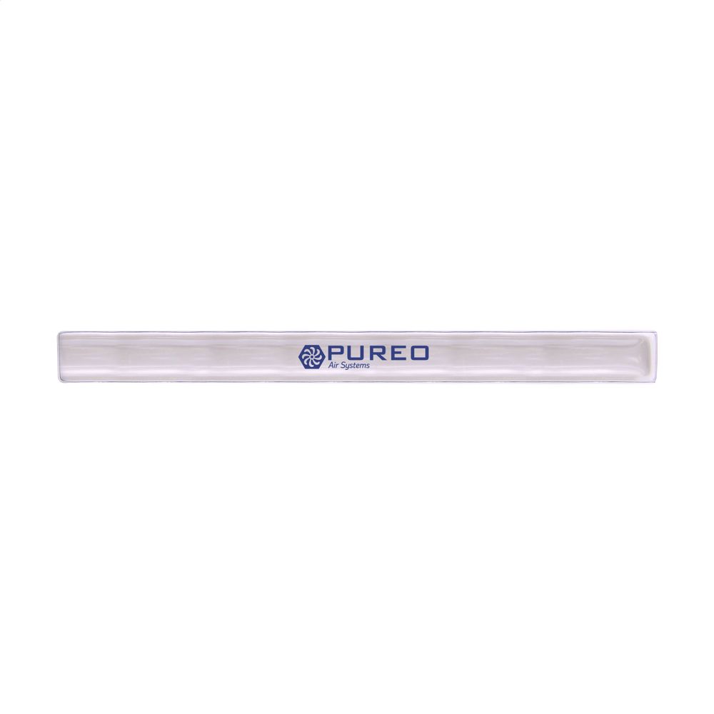 SnapWrap PVC armband - bedrukt of onbedrukt verkrijgbaar - fluor-wit