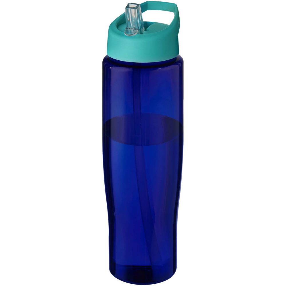 H2O Active® Eco Tempo drinkfles van 700 ml met tuitdeksel - bedrukt of onbedrukt verkrijgbaar - Aqua, Blauw