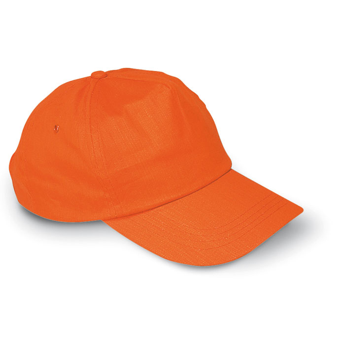 GLOP CAP - Baseball cap met sluiting - bedrukt of onbedrukt verkrijgbaar - Oranje