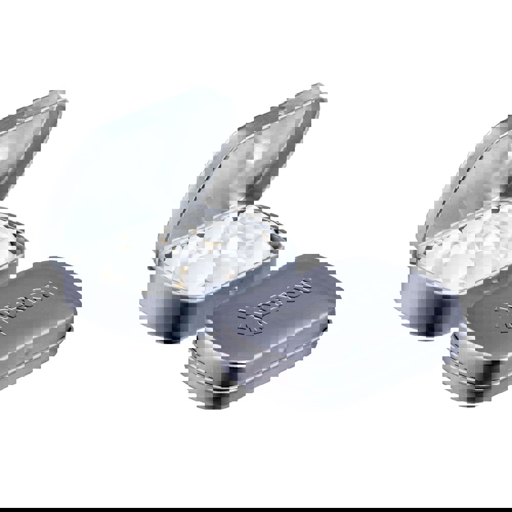 Mini scharnierblikje embossing - bedrukt of onbedrukt verkrijgbaar - Zilver