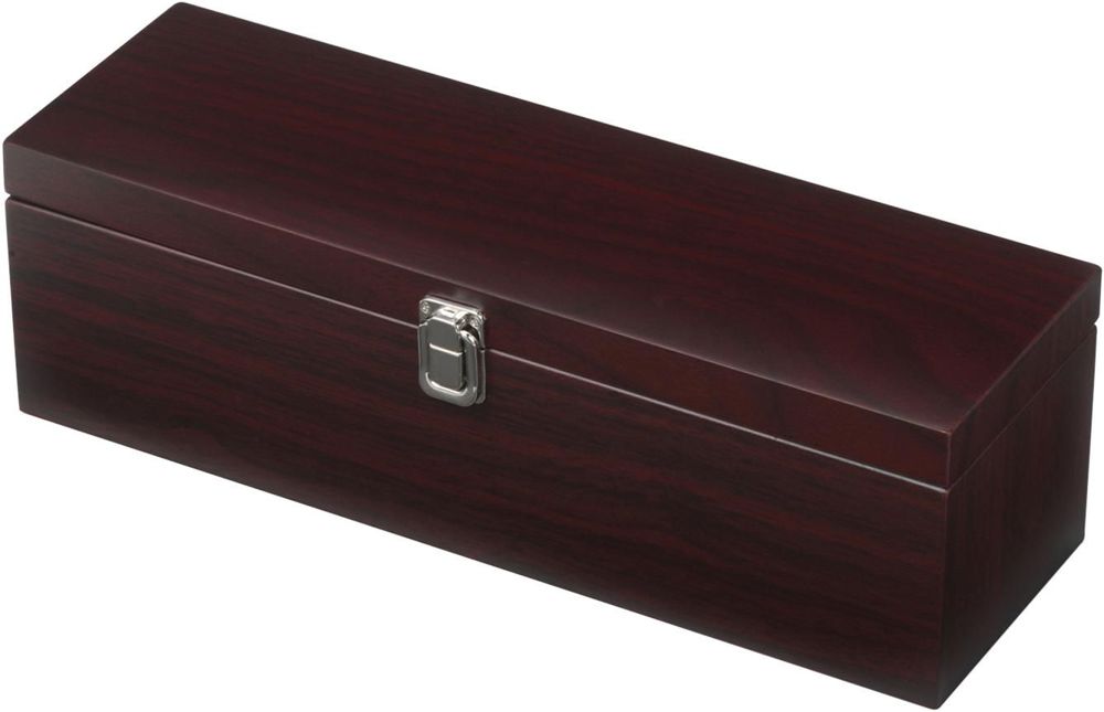 Wooden wijn cadeauset Nikita - kopen of bedrukken - bruin