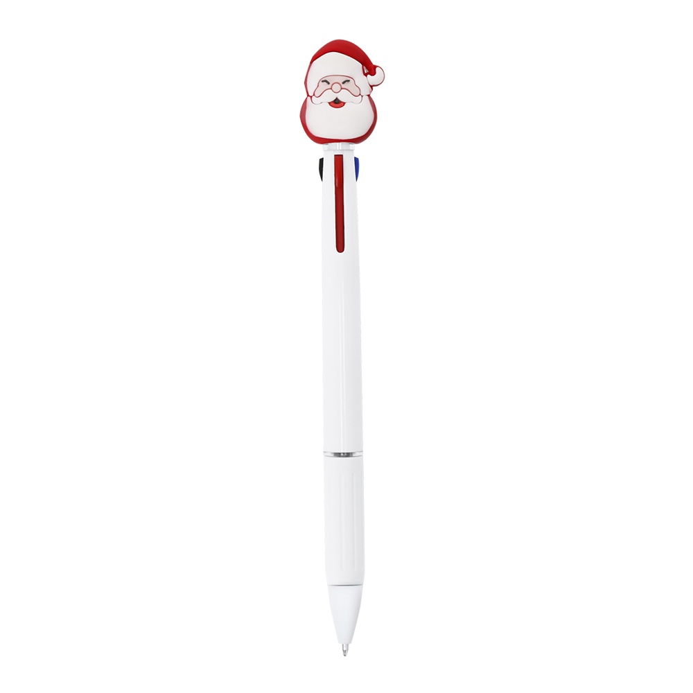 Multikleurige Pen Trismas - bedrukt of onbedrukt verkrijgbaar - PAPN